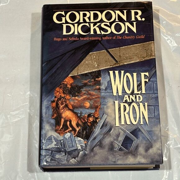Wolf and Iron Hardcover 1st Edition 1st Printing 1990 by Gordon R. Dickson VG - Picture 1 of 11